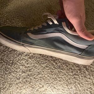 Vans Old Skool Size 13 light blue GUC